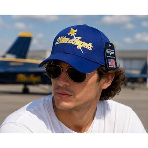 Vanguard Blue Angels US Navy Embroidered Adjustable Cap Hat Made in USA NWT